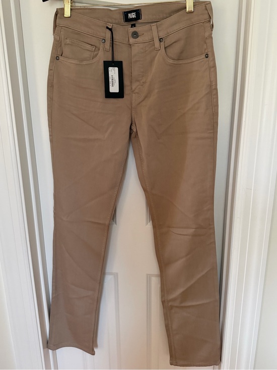 PAIGE Other - PAIGE Federal Slim Straight Pants – Toasted Almond – Size 32 – NWT